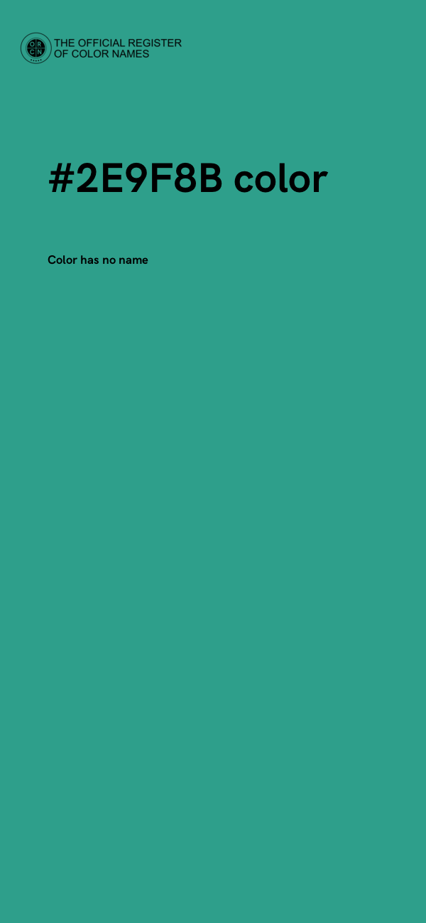 #2E9F8B color image