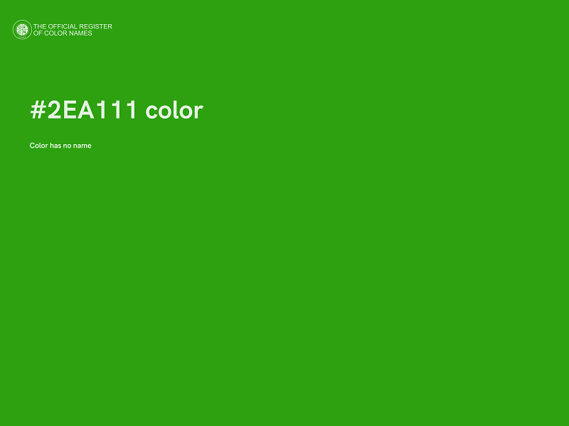 #2EA111 color image