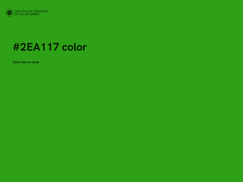 #2EA117 color image