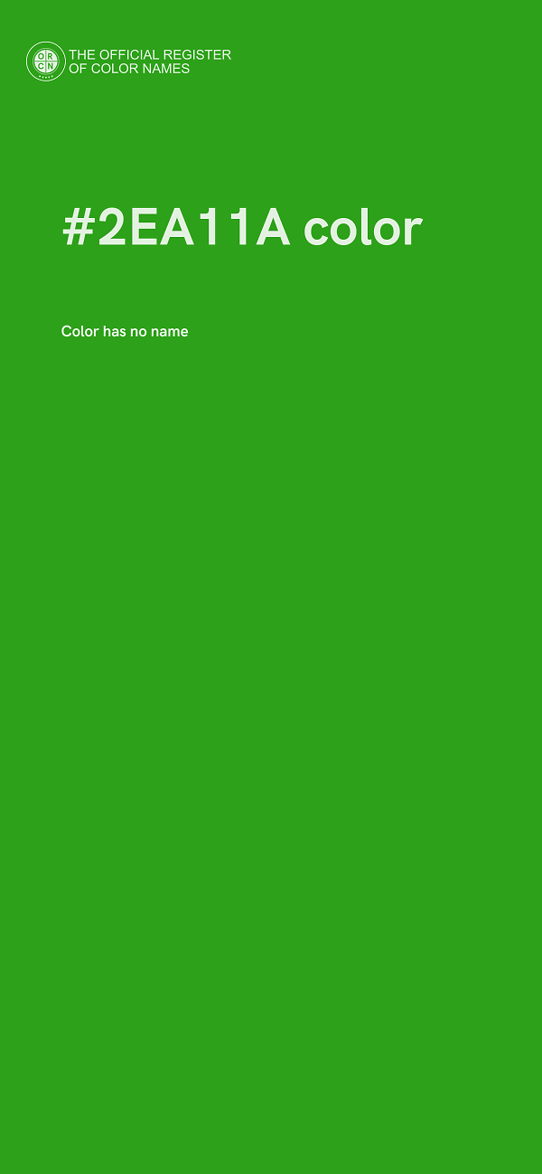 #2EA11A color image
