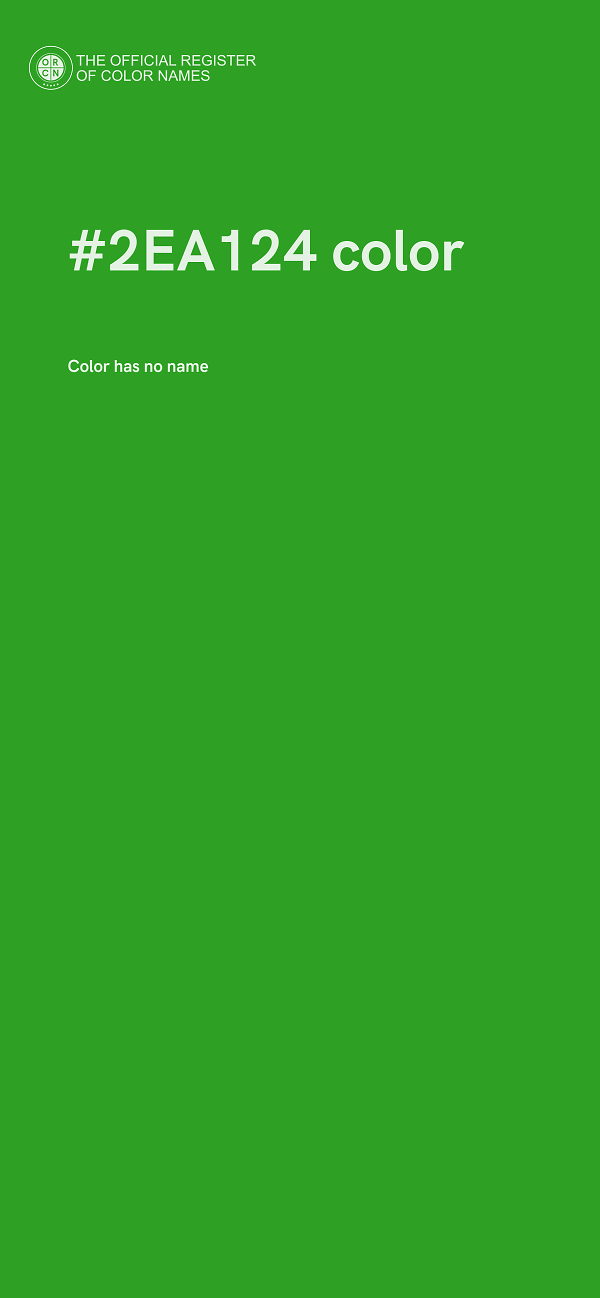 #2EA124 color image