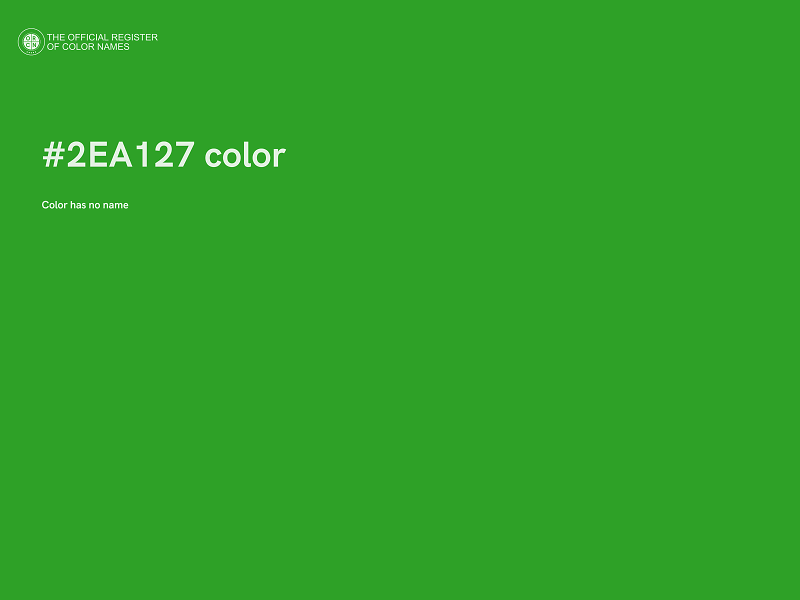 #2EA127 color image