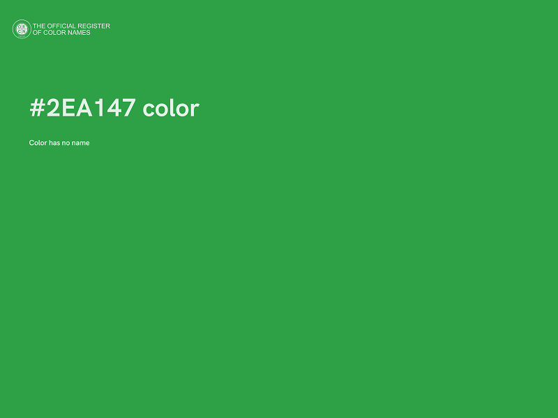 #2EA147 color image