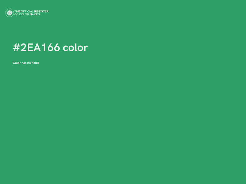 #2EA166 color image