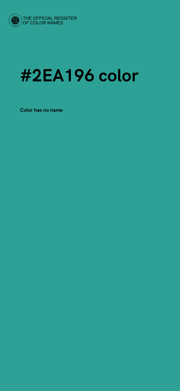 #2EA196 color image
