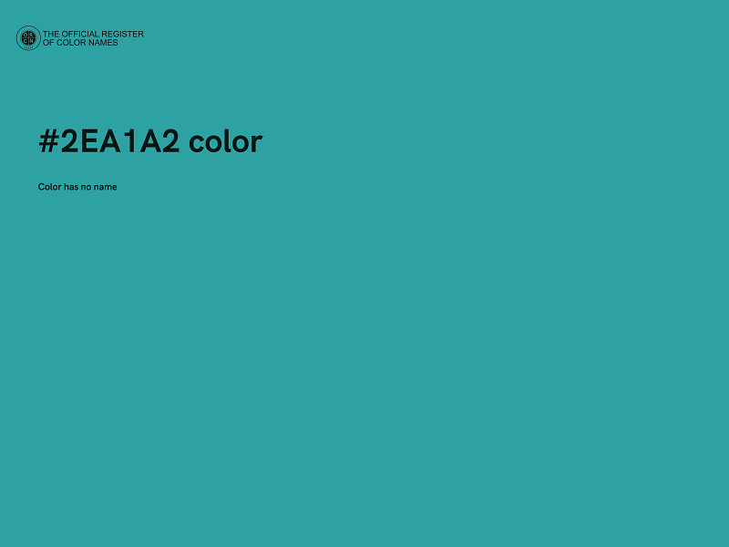 #2EA1A2 color image