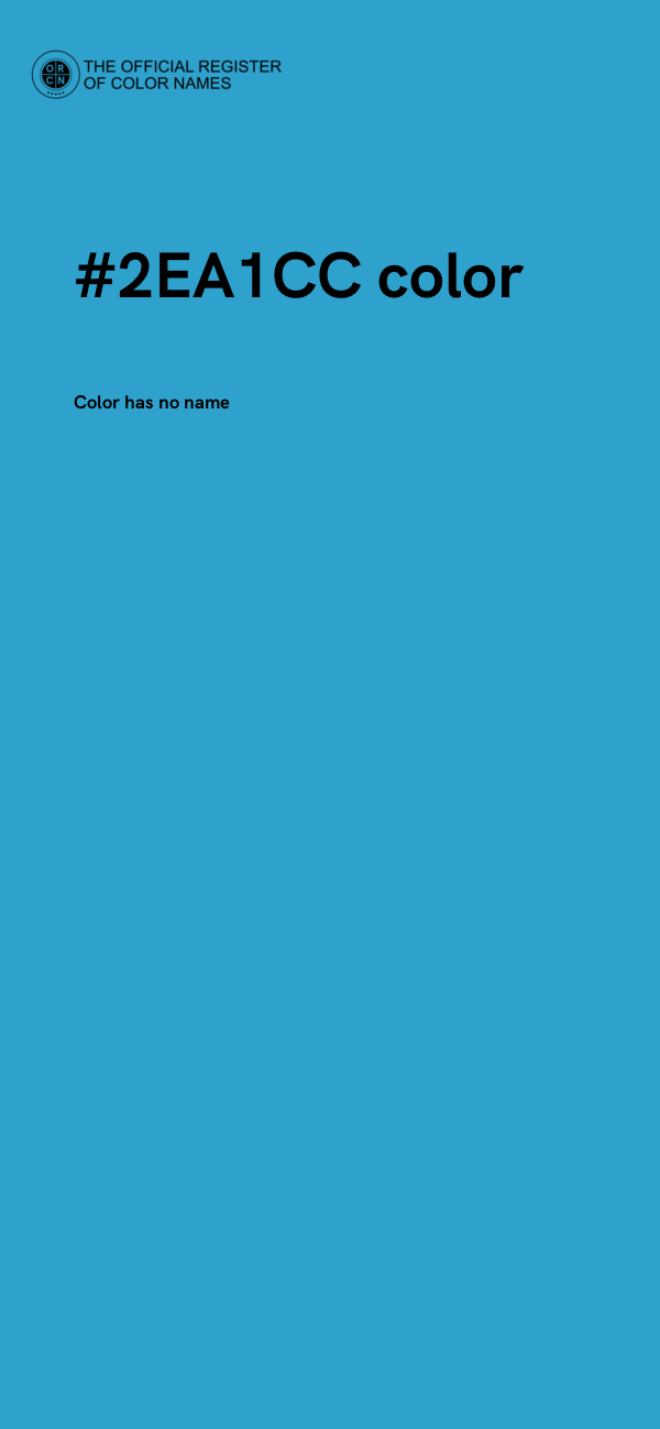 #2EA1CC color image