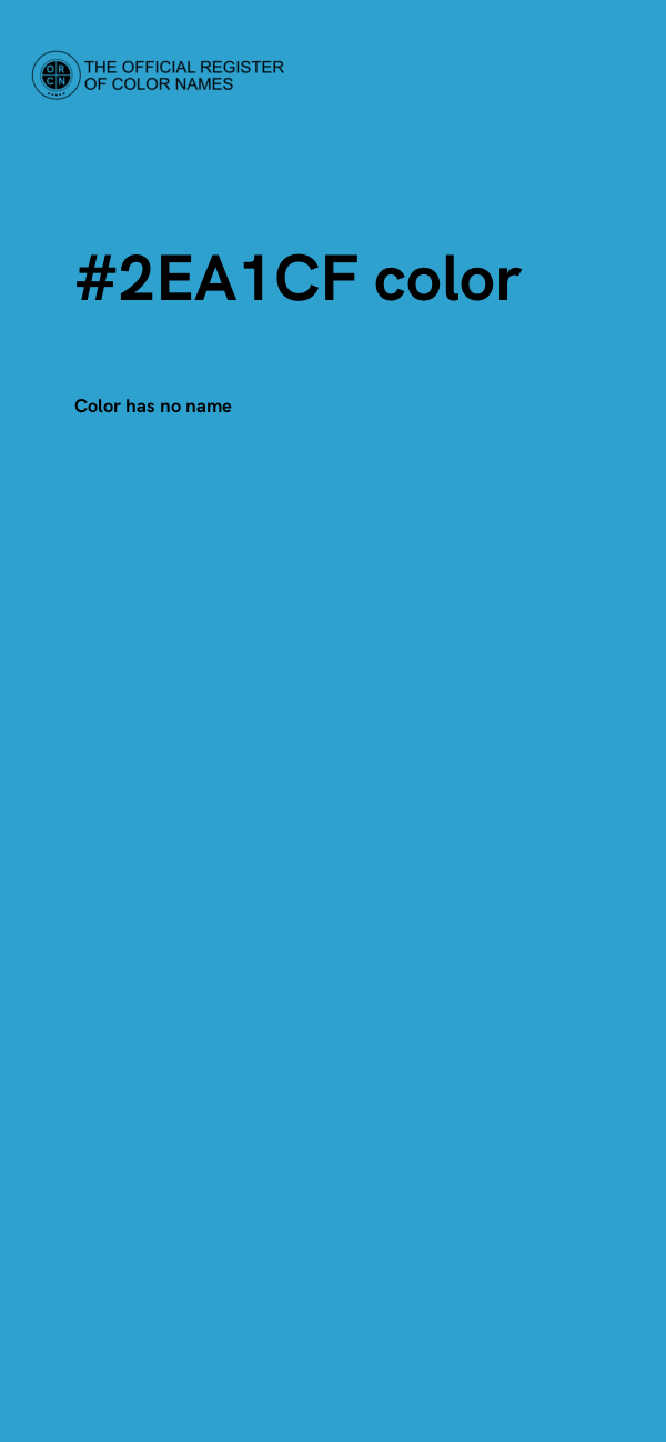 #2EA1CF color image