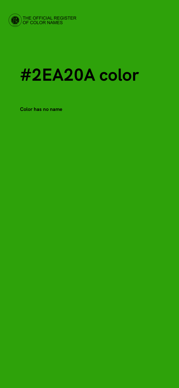 #2EA20A color image