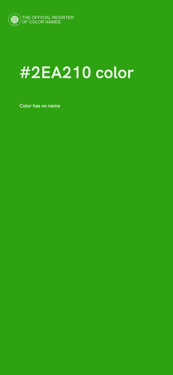 #2EA210 color image