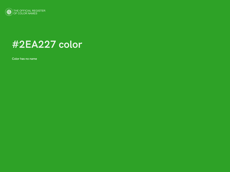 #2EA227 color image