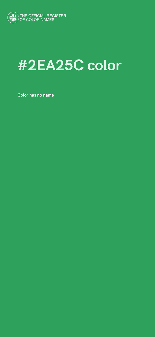 #2EA25C color image