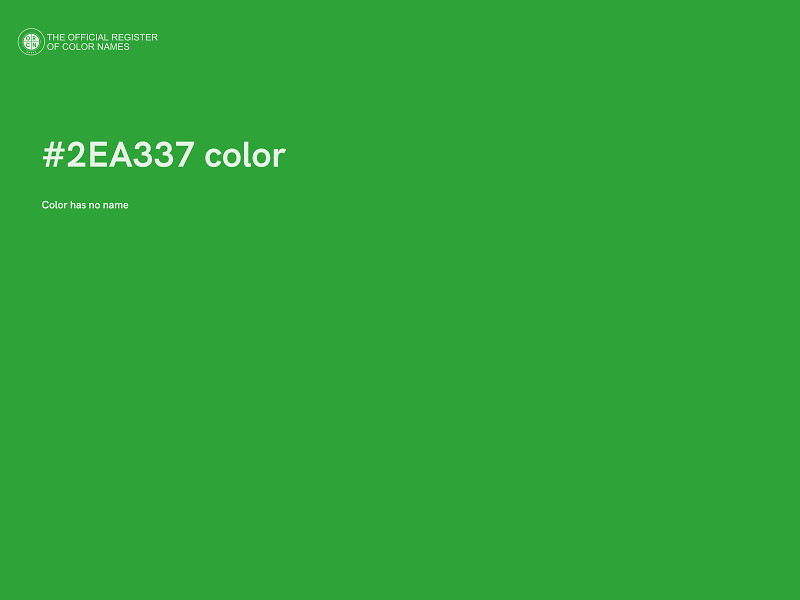 #2EA337 color image