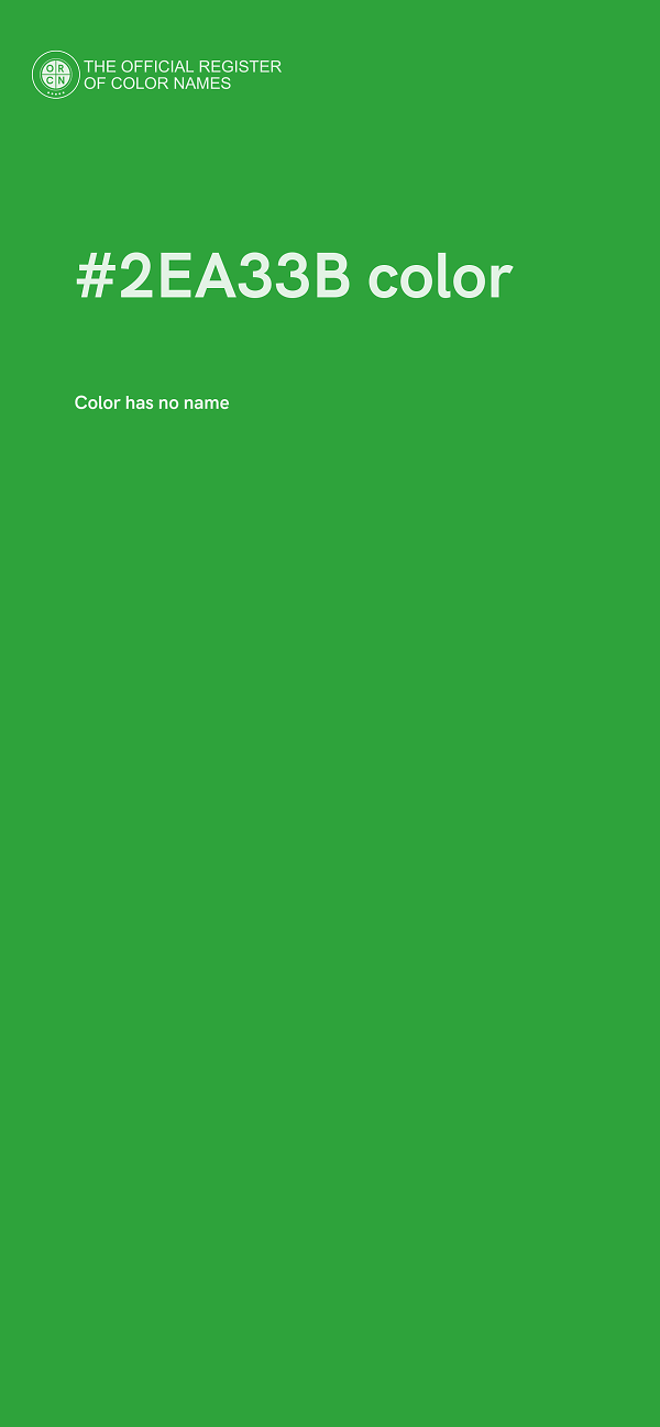 #2EA33B color image
