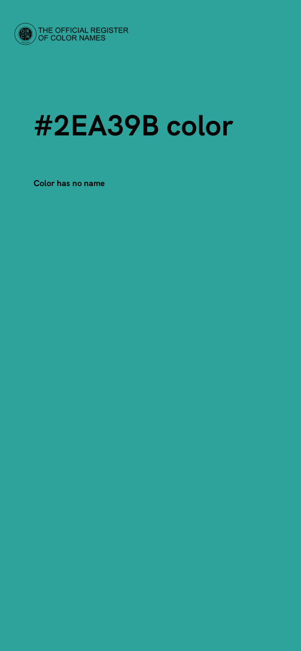#2EA39B color image