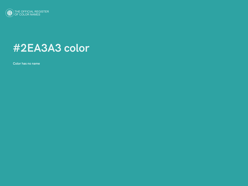 #2EA3A3 color image