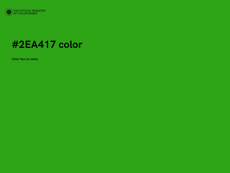 #2EA417 color image