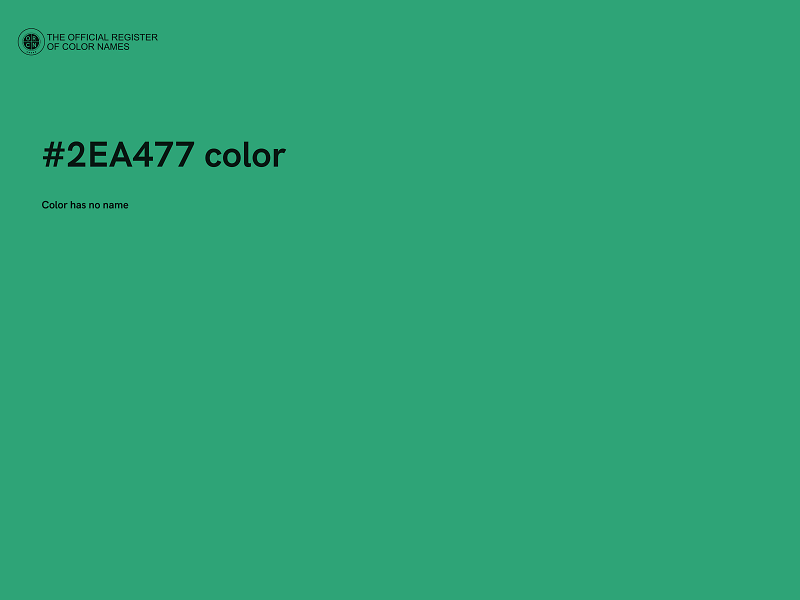#2EA477 color image