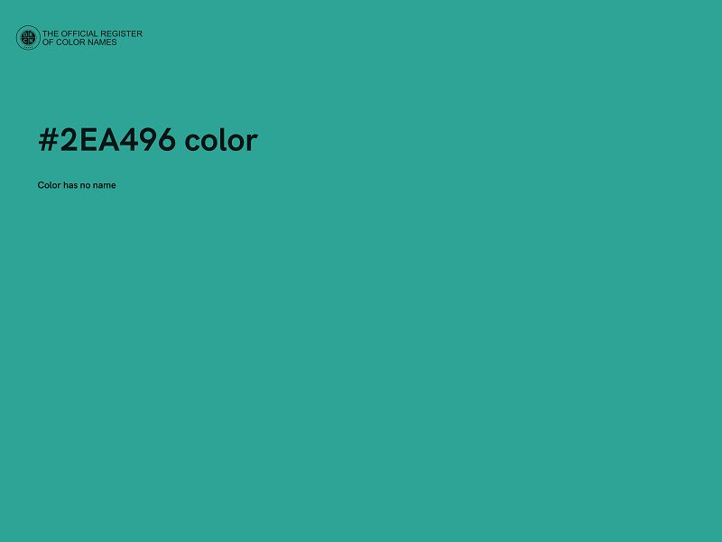 #2EA496 color image