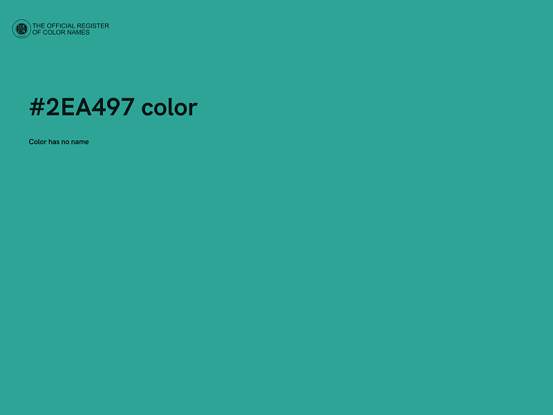 #2EA497 color image