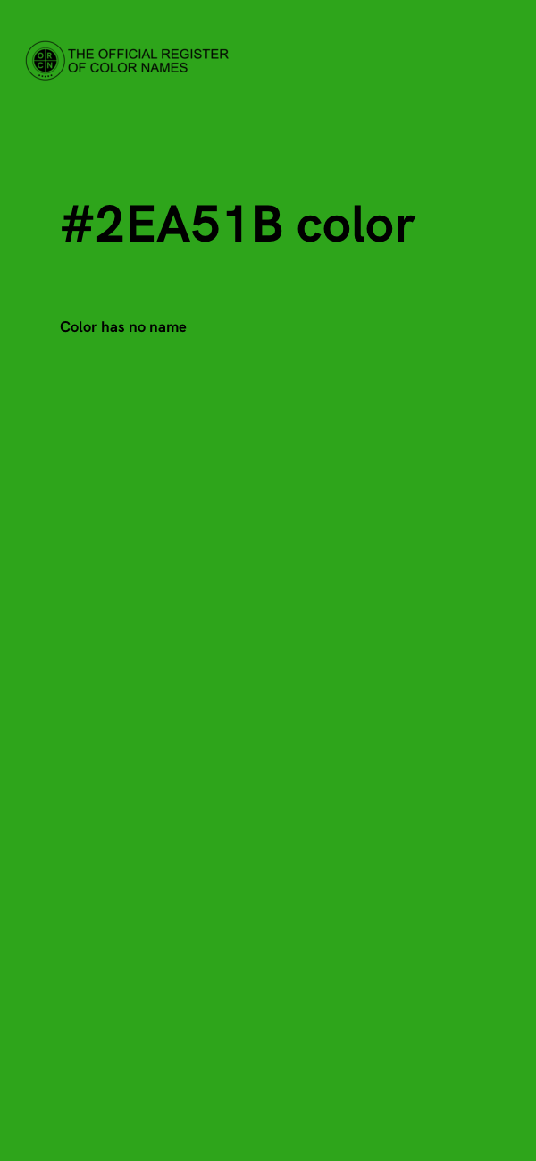 #2EA51B color image