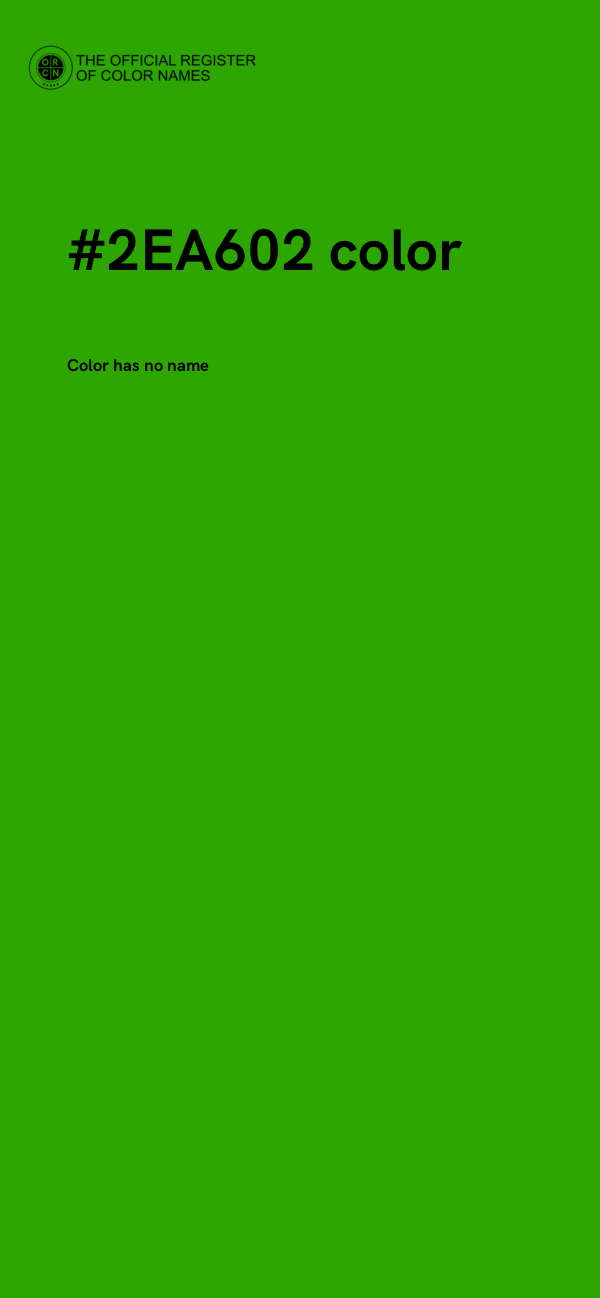 #2EA602 color image