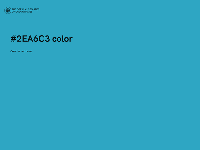 #2EA6C3 color image