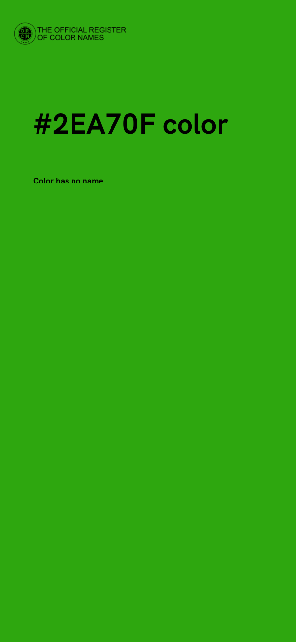 #2EA70F color image