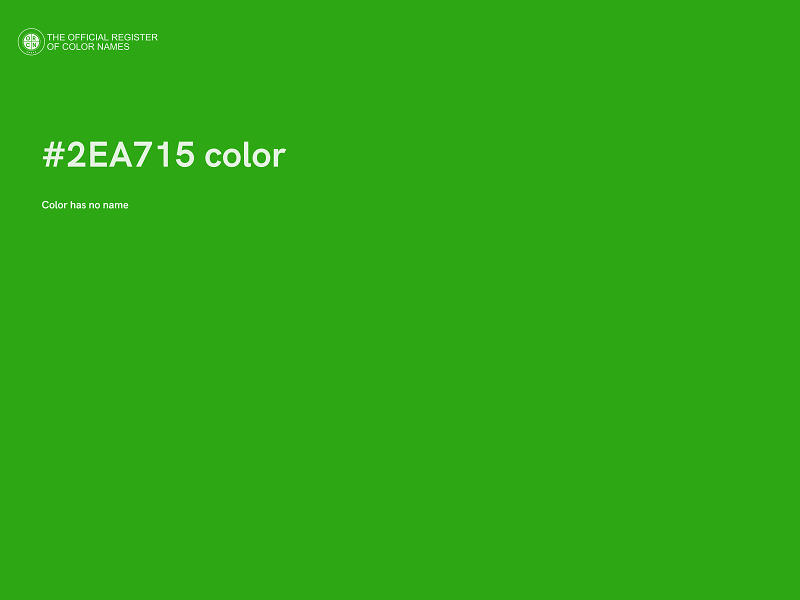 #2EA715 color image