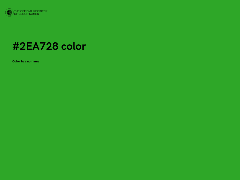 #2EA728 color image