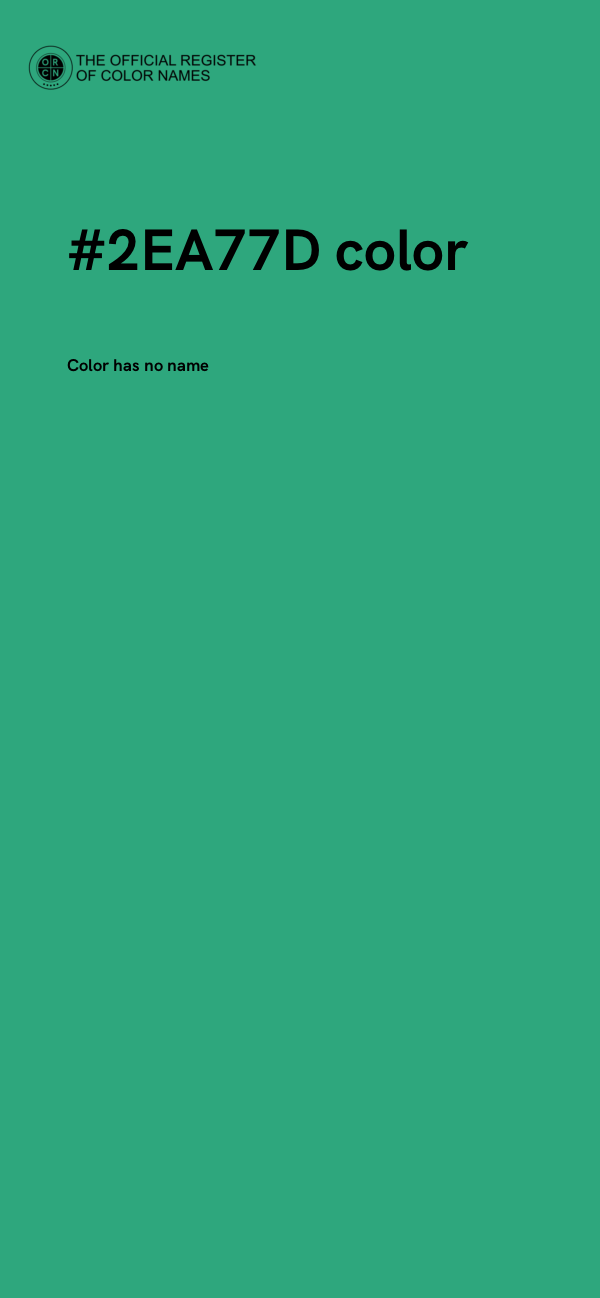 #2EA77D color image