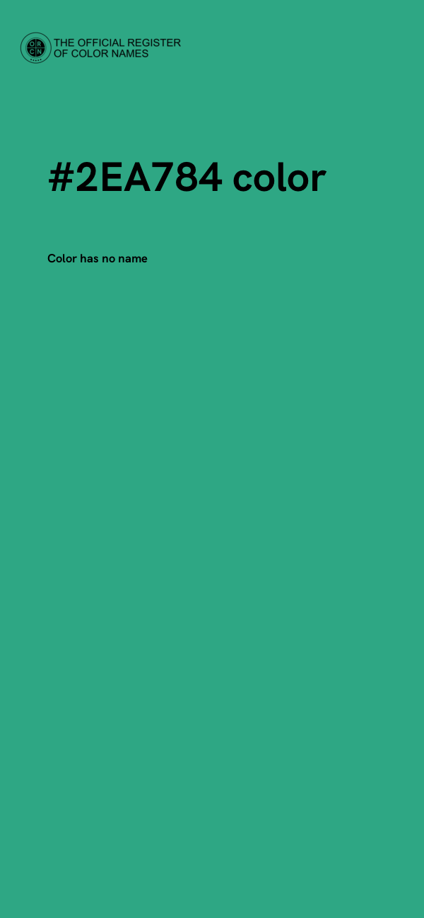 #2EA784 color image