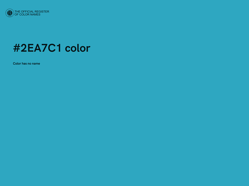 #2EA7C1 color image