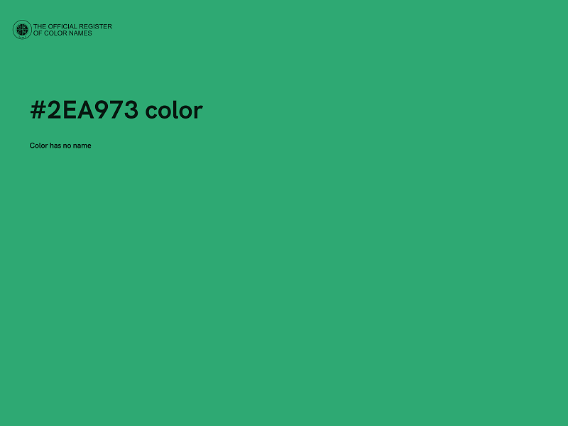 #2EA973 color image
