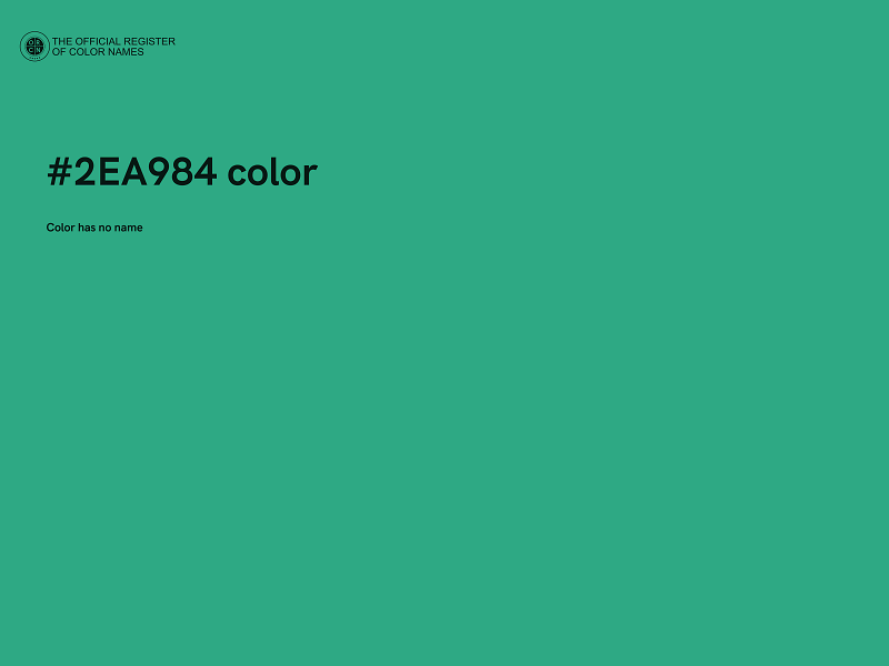 #2EA984 color image