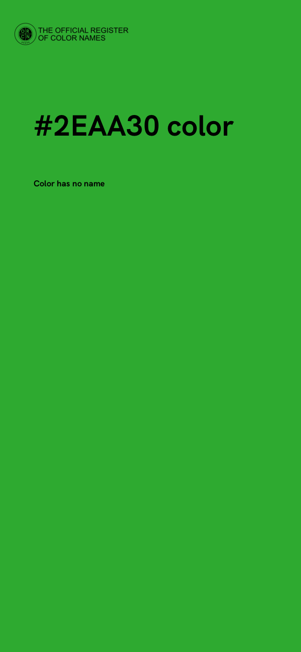 #2EAA30 color image