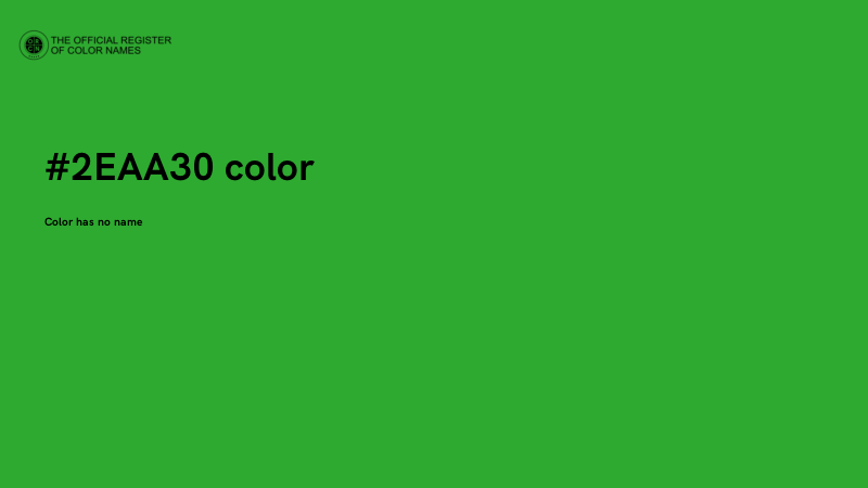 #2EAA30 color image