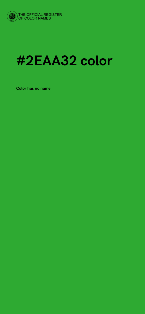#2EAA32 color image
