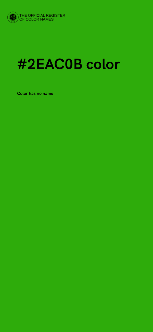 #2EAC0B color image
