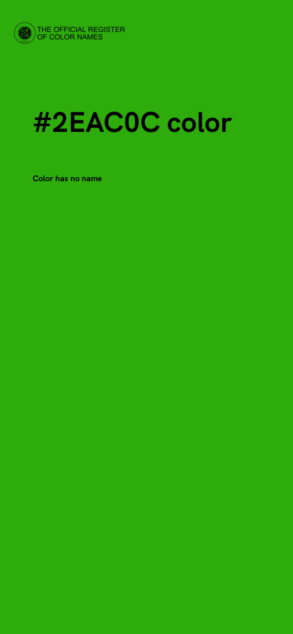 #2EAC0C color image