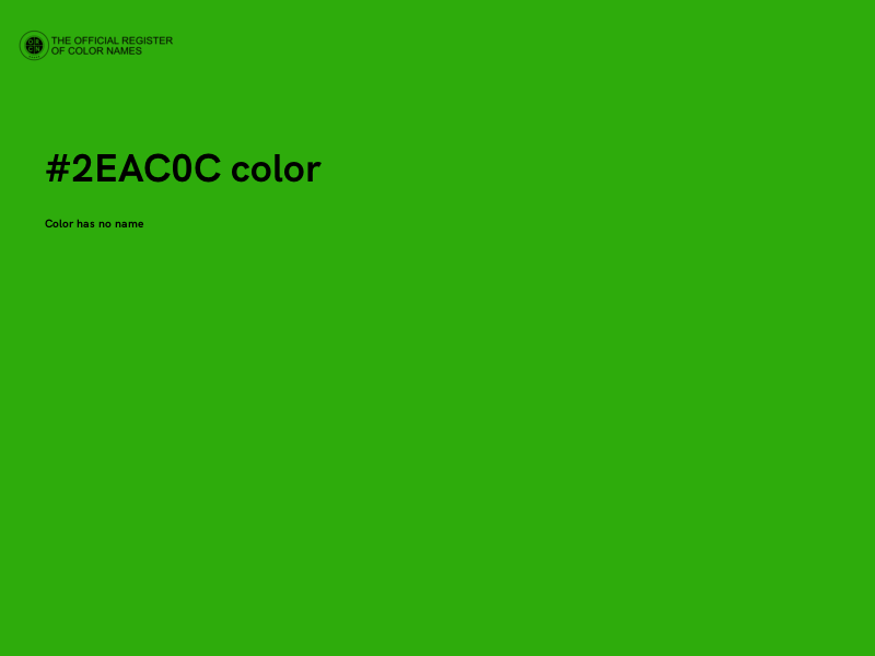 #2EAC0C color image