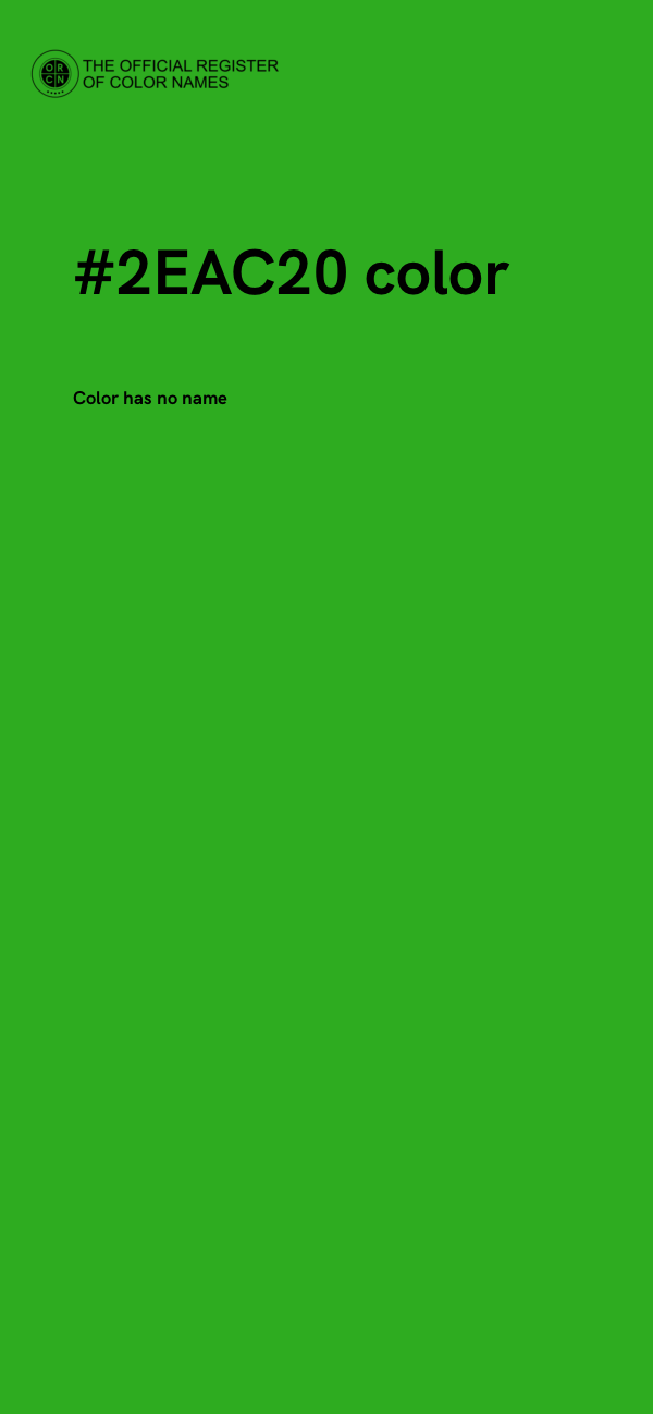 #2EAC20 color image