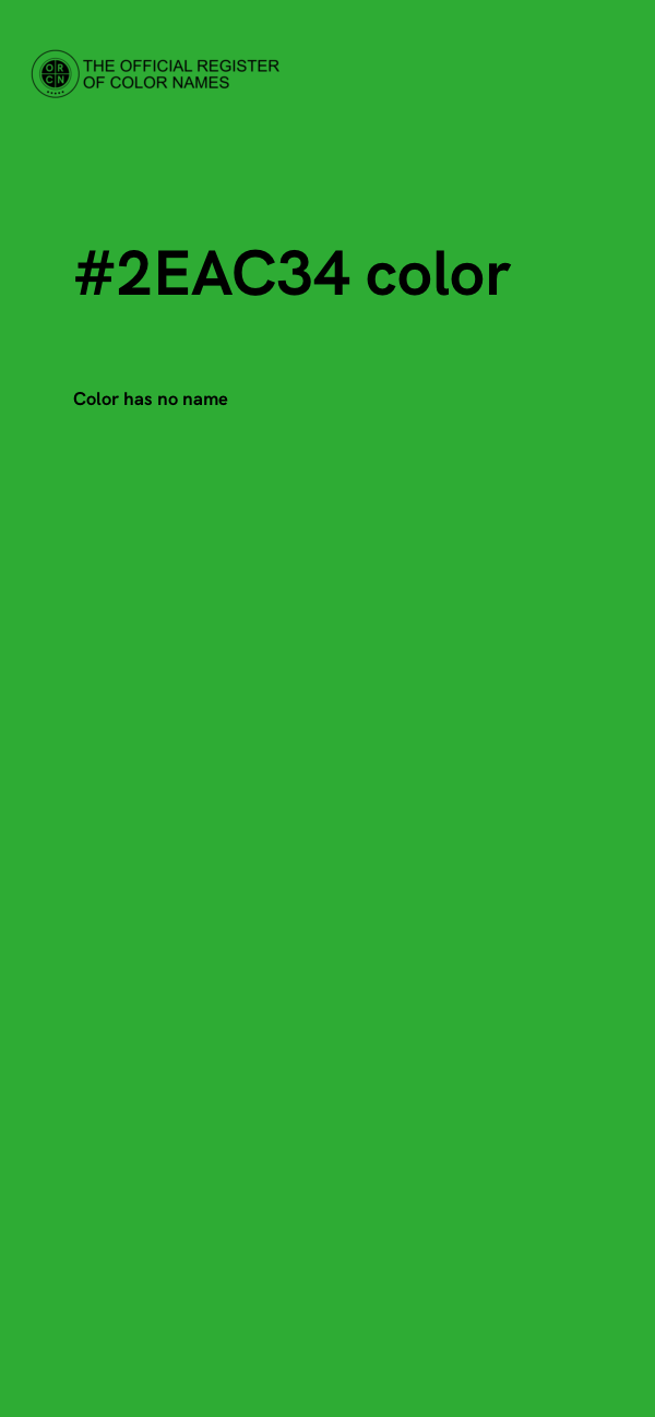 #2EAC34 color image
