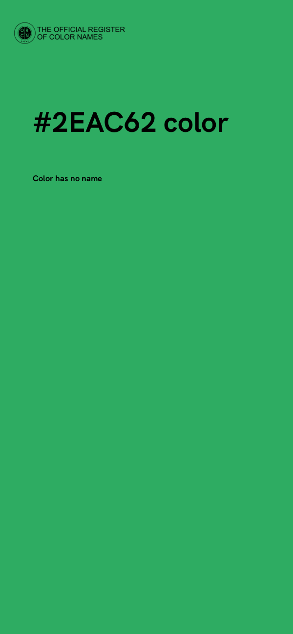 #2EAC62 color image
