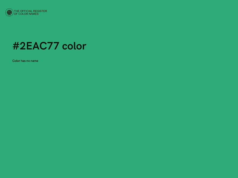 #2EAC77 color image