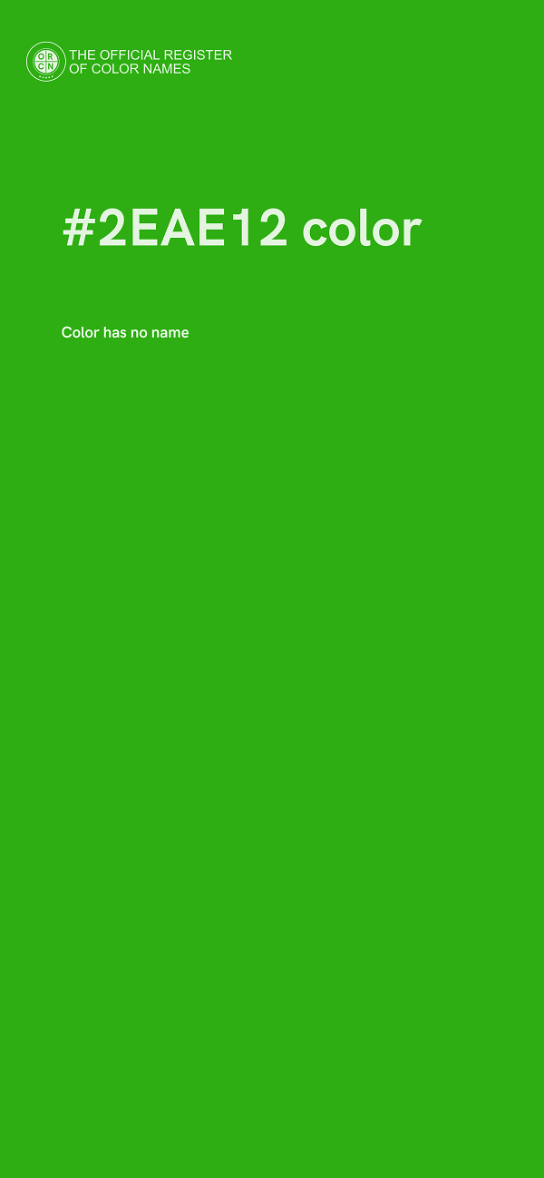 #2EAE12 color image