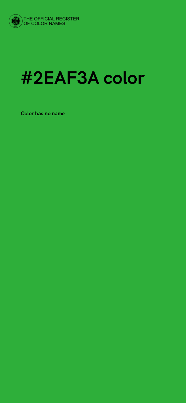 #2EAF3A color image