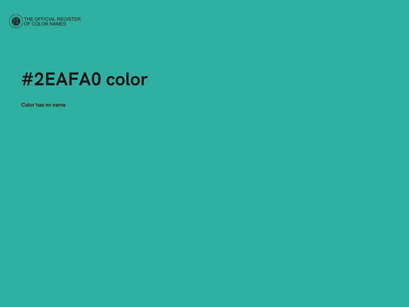 #2EAFA0 color image