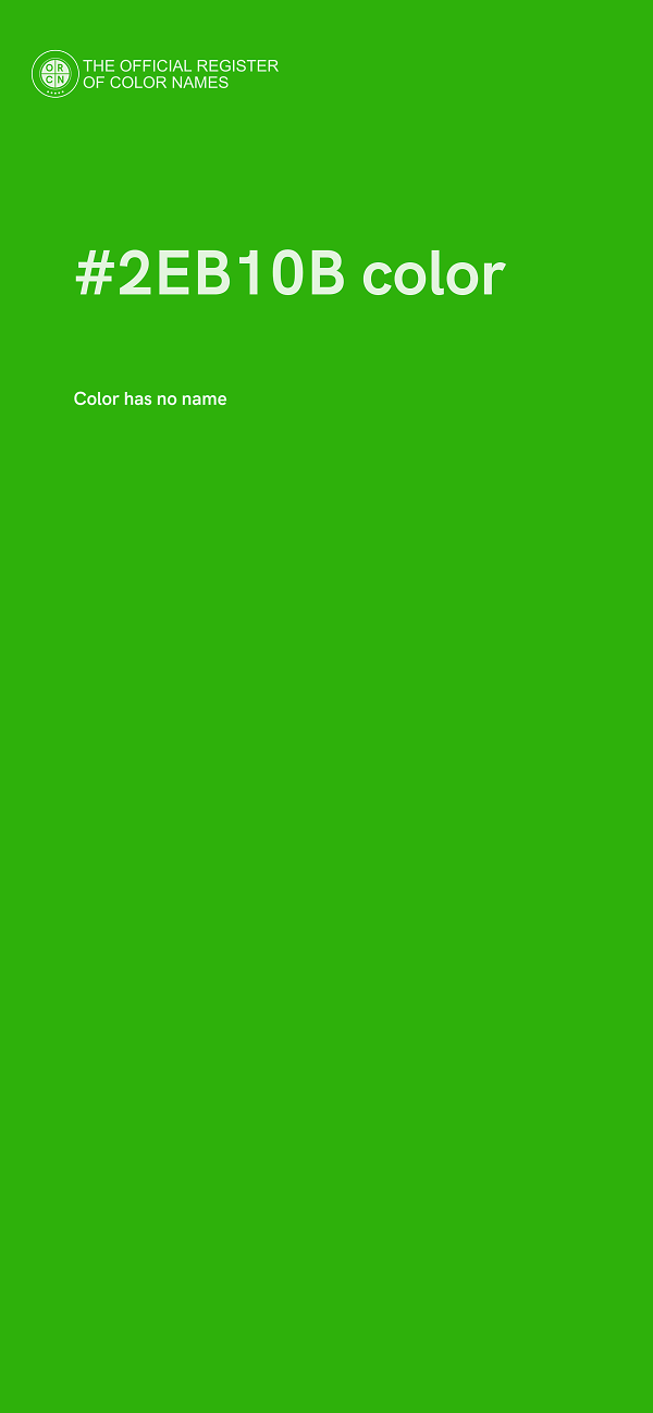 #2EB10B color image