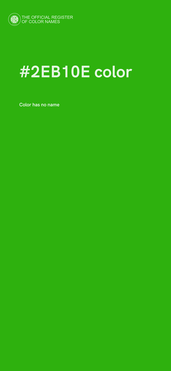 #2EB10E color image
